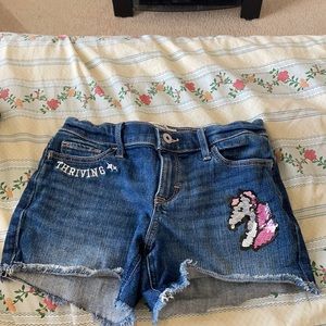 Abercrombie kids denim shorts
